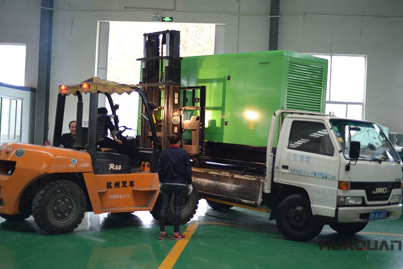 3.28號(hào)一臺(tái)75GF移動(dòng)拖車防雨棚發(fā)電機(jī)組發(fā)完河南省鶴壁淇縣