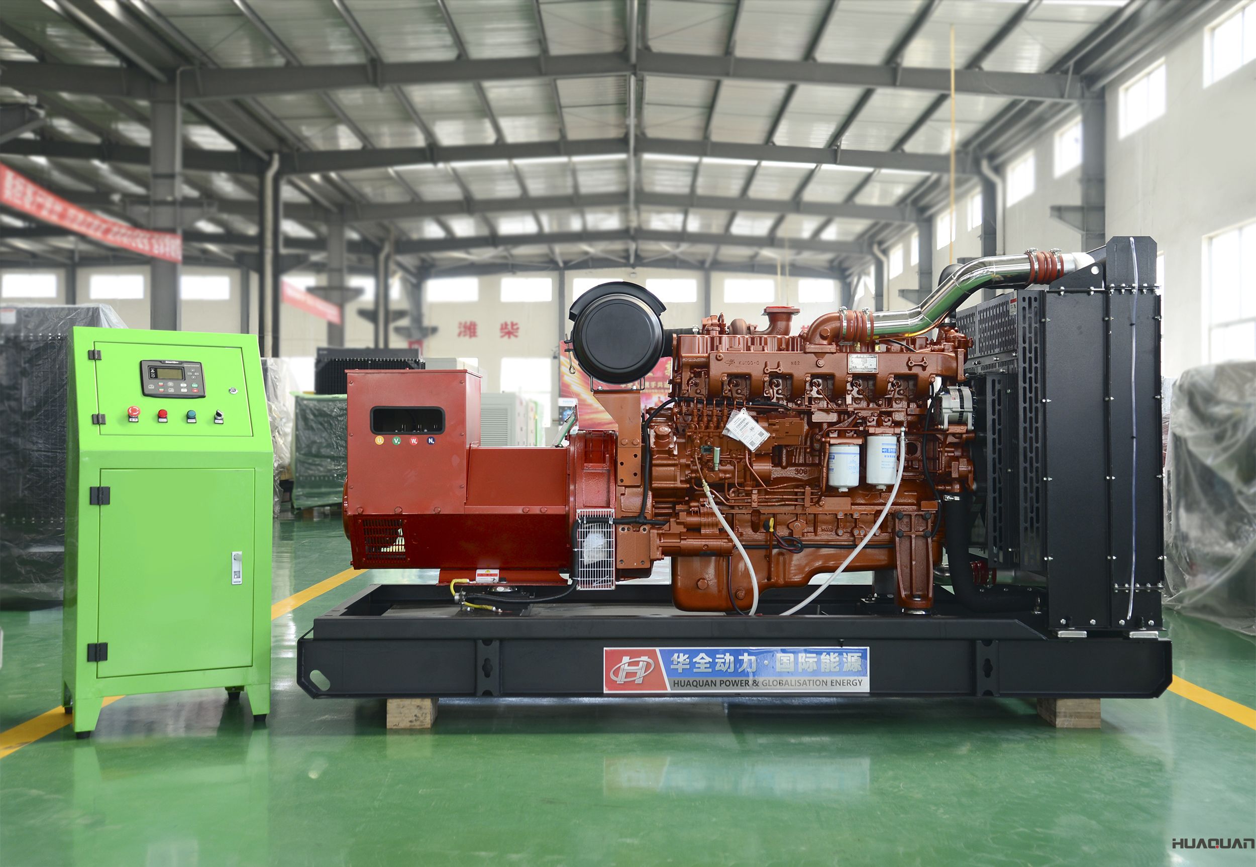 2018年4月20日華全動力200kw標配柴油發(fā)電機組發(fā)往北京