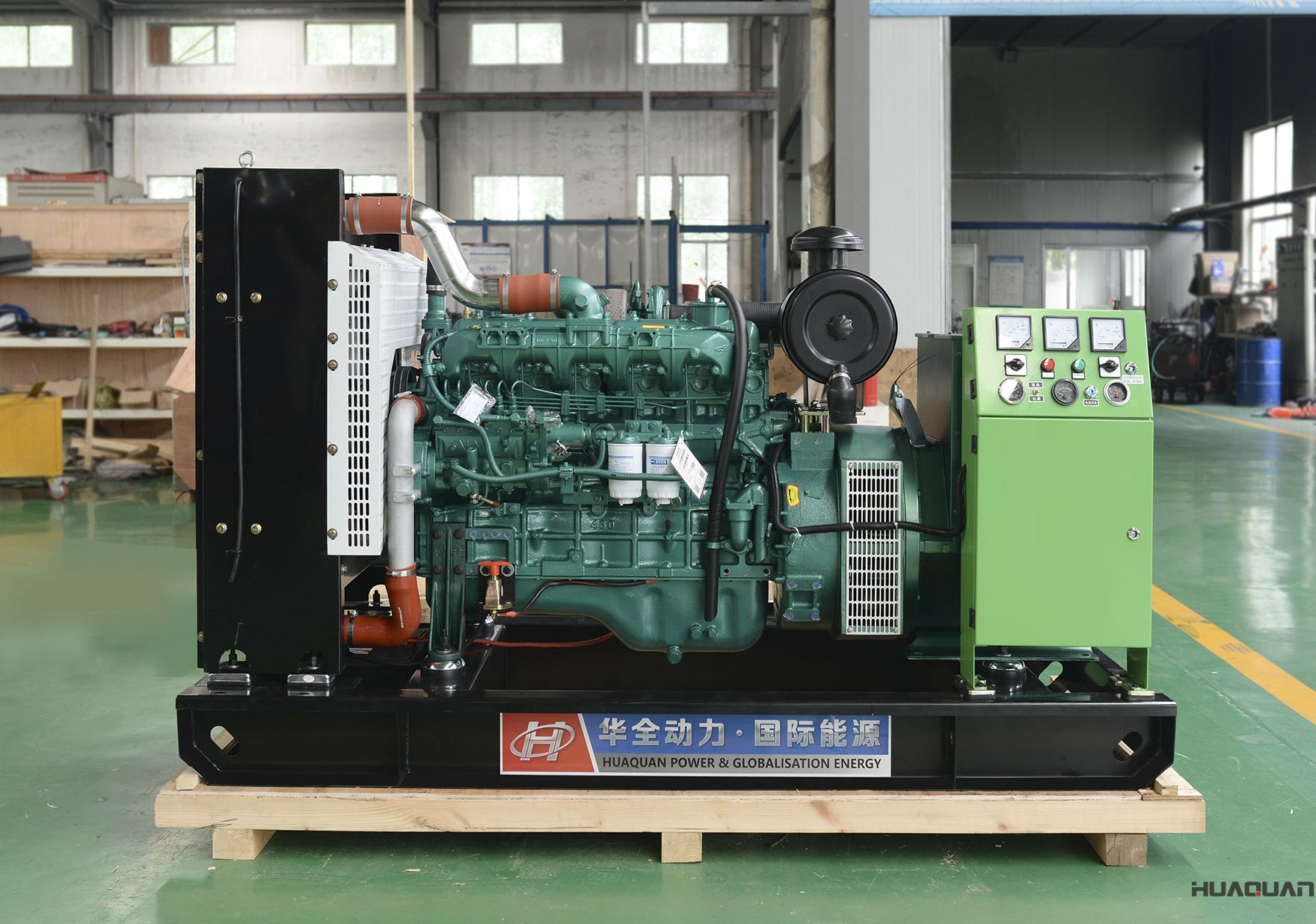 2018年4月15日華全動力120kw標配柴油發(fā)電機組發(fā)貨了