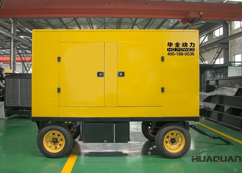 5月11日一臺400kw移動拖車發(fā)電機(jī)組從華全順利發(fā)往廣東省韶關(guān)