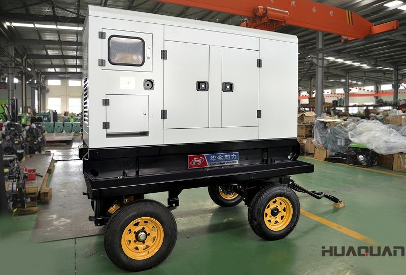 一臺75kw含棚移動拖車發(fā)電機(jī)組在5月31日順利發(fā)往湖北省武漢市