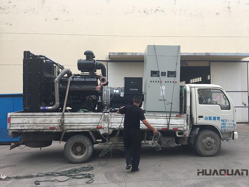 兩臺自動化發(fā)電機組在6.27號分別發(fā)往江蘇省、河南省