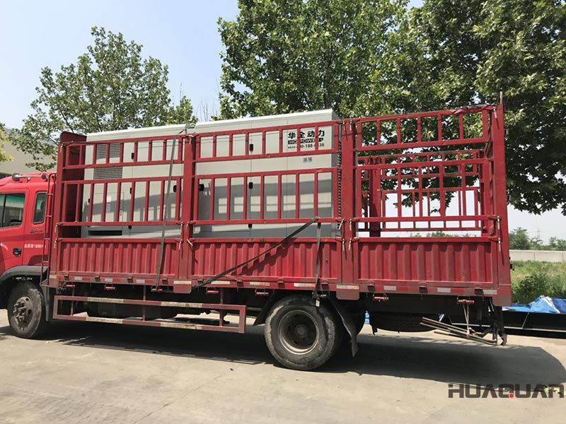 6.12號(hào)，一臺(tái)HQYC500GF靜音箱柴油發(fā)電機(jī)組發(fā)往河北省廊坊市