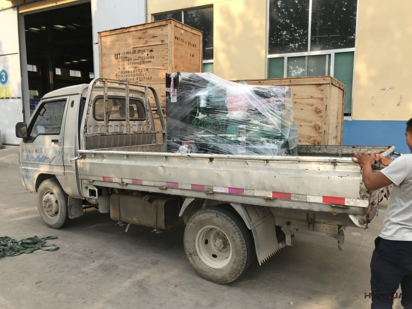 發(fā)貨了！一臺HQ150GF標配型柴油發(fā)電機組已于7月19號發(fā)往黑龍江