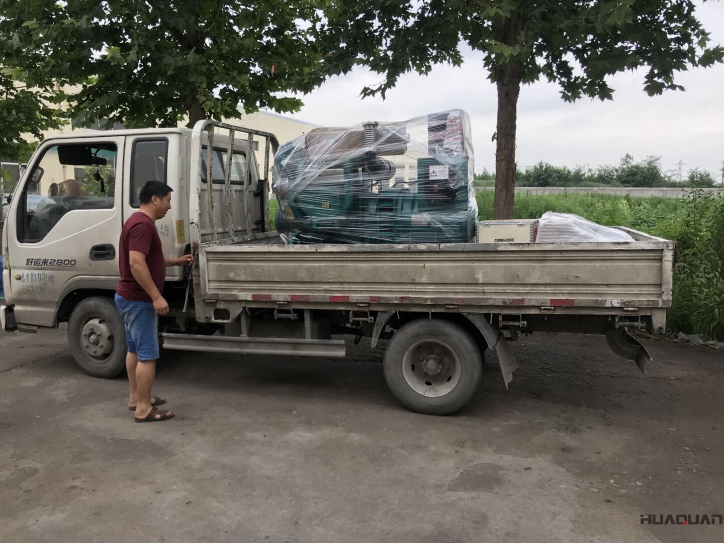  7月20號(hào)一臺(tái)HQ100GF標(biāo)配型柴油發(fā)電機(jī)組發(fā)往河北