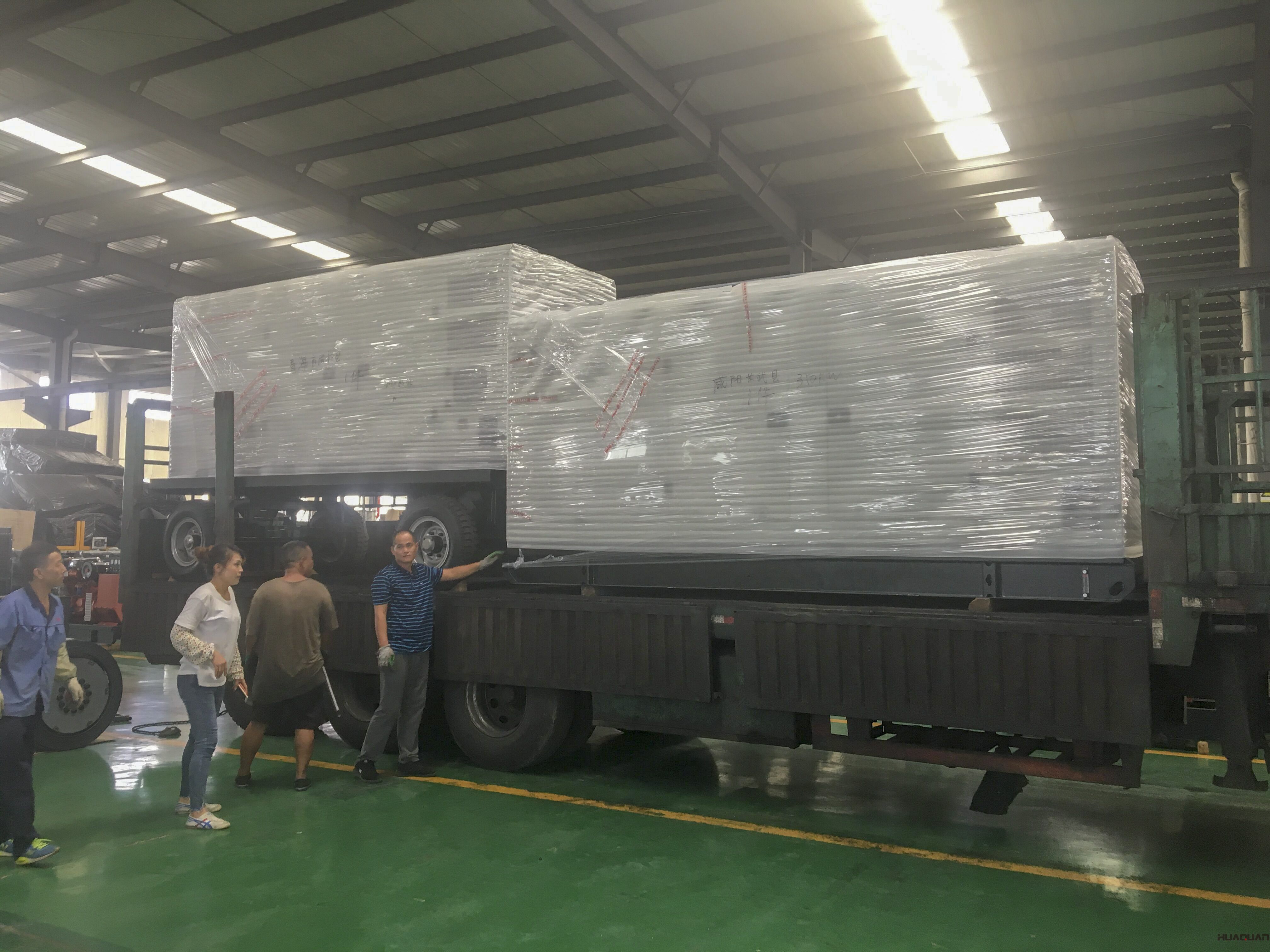 8月10日，一臺(tái)400kw靜音箱柴油發(fā)電機(jī)從華全動(dòng)力成功發(fā)往上海