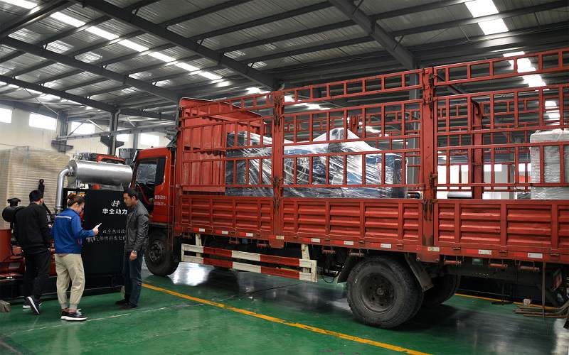 3月6日當(dāng)天，華全動(dòng)力一臺(tái)200kw立柜四保護(hù)發(fā)電機(jī)組成功發(fā)往山東省