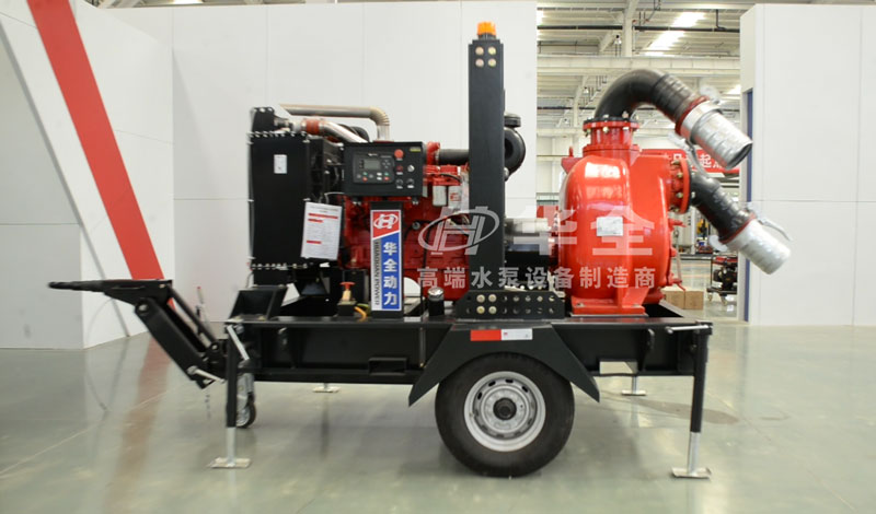 全力以赴打硬仗，防汛抗旱保秋收！華全防汛抗旱移動(dòng)泵站緊急發(fā)貨